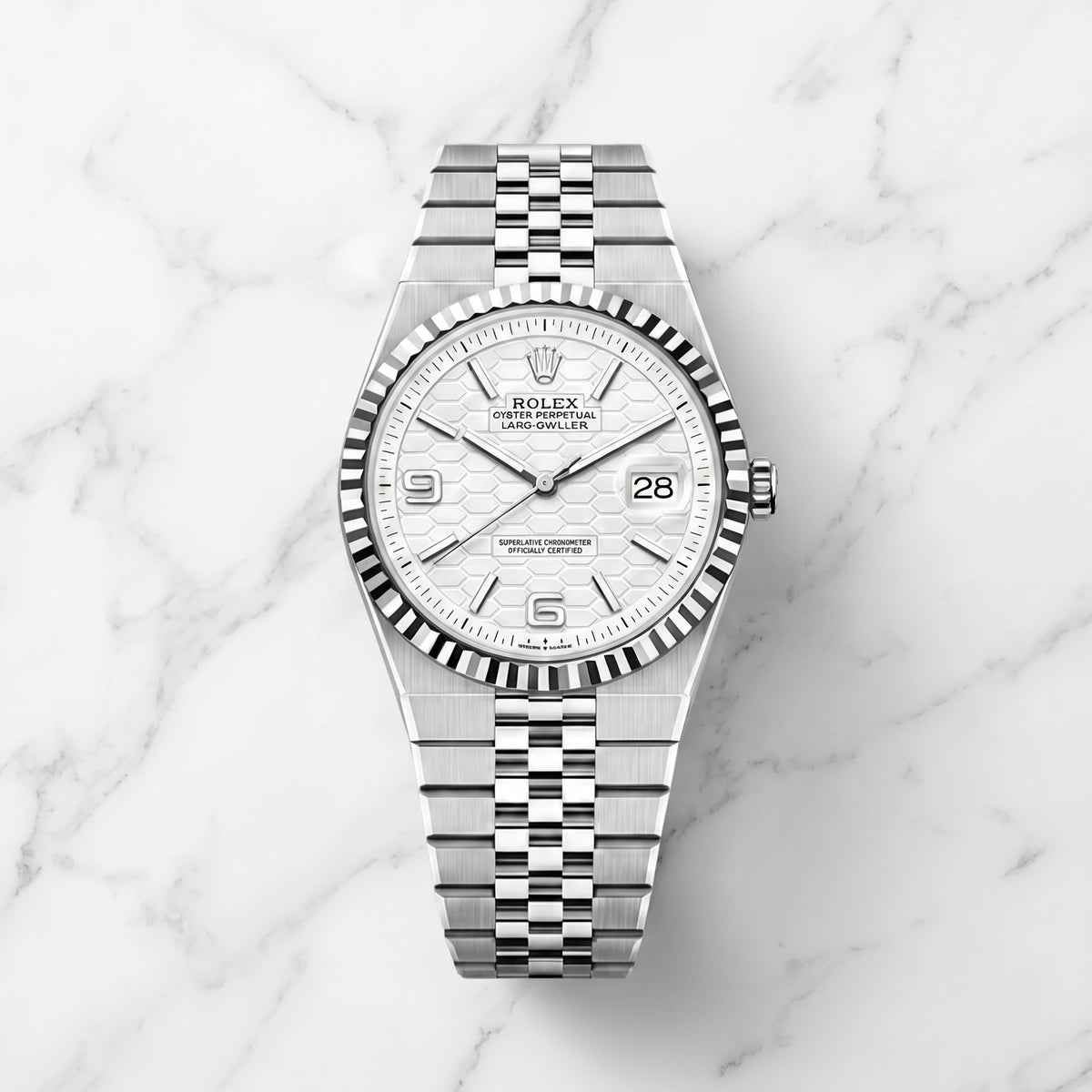 Oyster Perpetual Land-Dweller - Fond Blanc